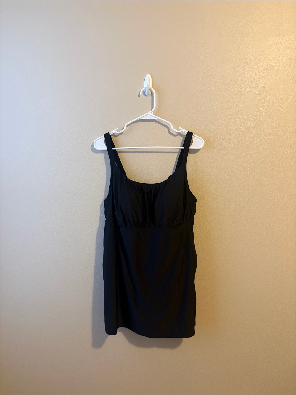 ✨Ruched Black Swim Dress✨